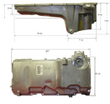 GM Performance 19212593 Oil Pan Aluminum Rear Sump Swap GM 4.8 5.3 5.7 6.0L Kit
