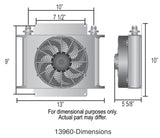 25 Row Hyper-Cool Remote Transmission Cooler Kit, -6AN